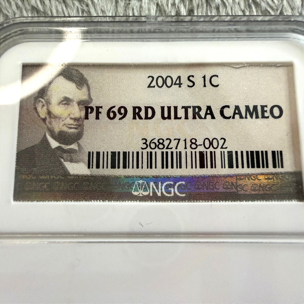 2004 S Lincoln Memorial Cent NGC PF 69 RD Ultra Cameo Proof Penny 3682718-002 - Picture 2 of 5